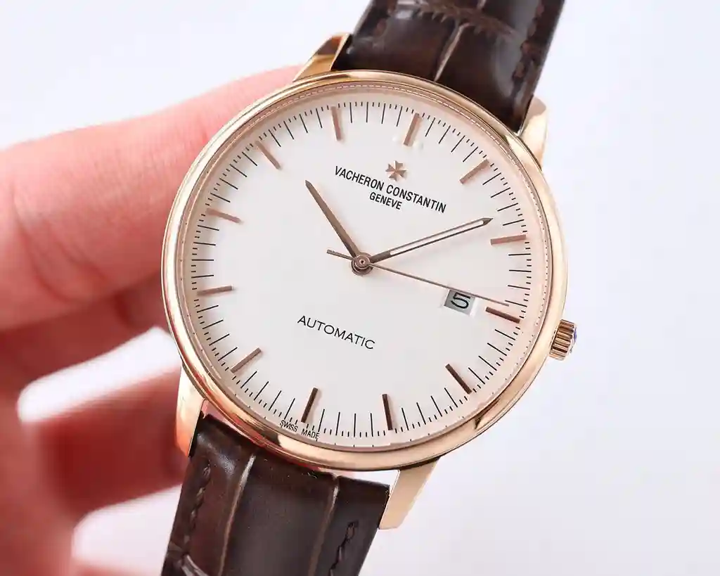General Watches Vacheron Constantin Jiangshi@Denton Watch Men's watch with original fully automatic mechanical movement Top 316 stainless steel case strap Mineral super mirror Diameter 42mm KK09800 view 8