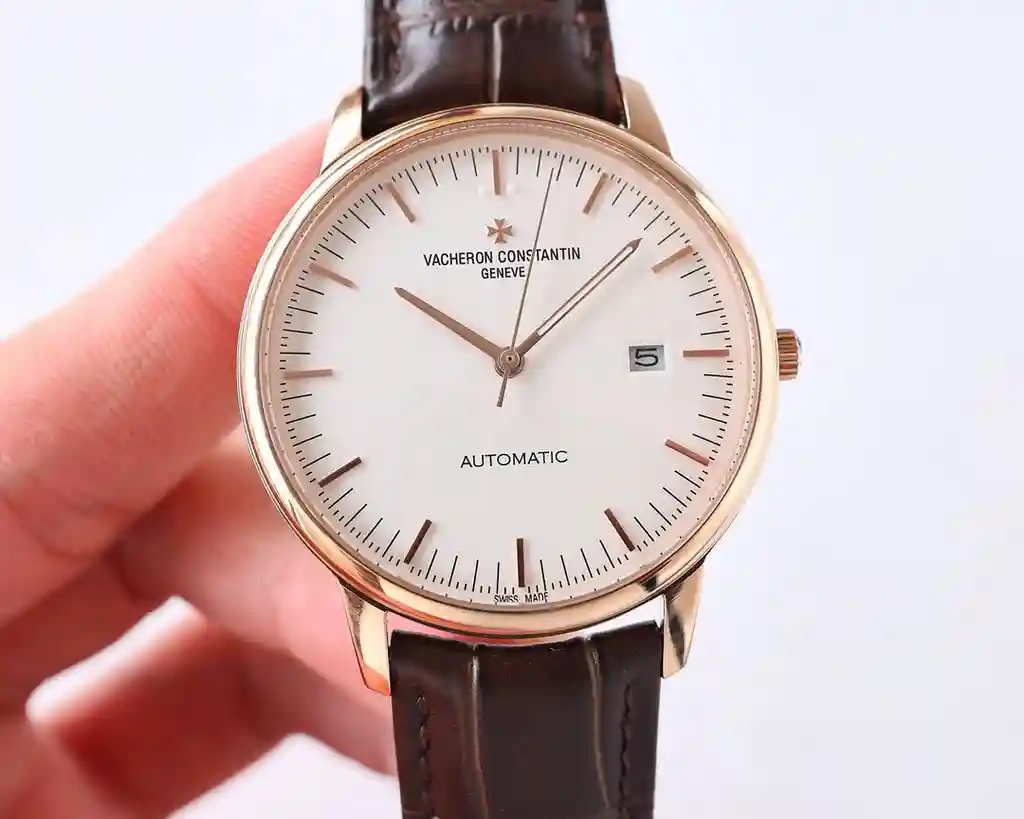 General Watches Vacheron Constantin Jiangshi@Denton Watch Men's watch with original fully automatic mechanical movement Top 316 stainless steel case strap Mineral super mirror Diameter 42mm KK09800 view 9