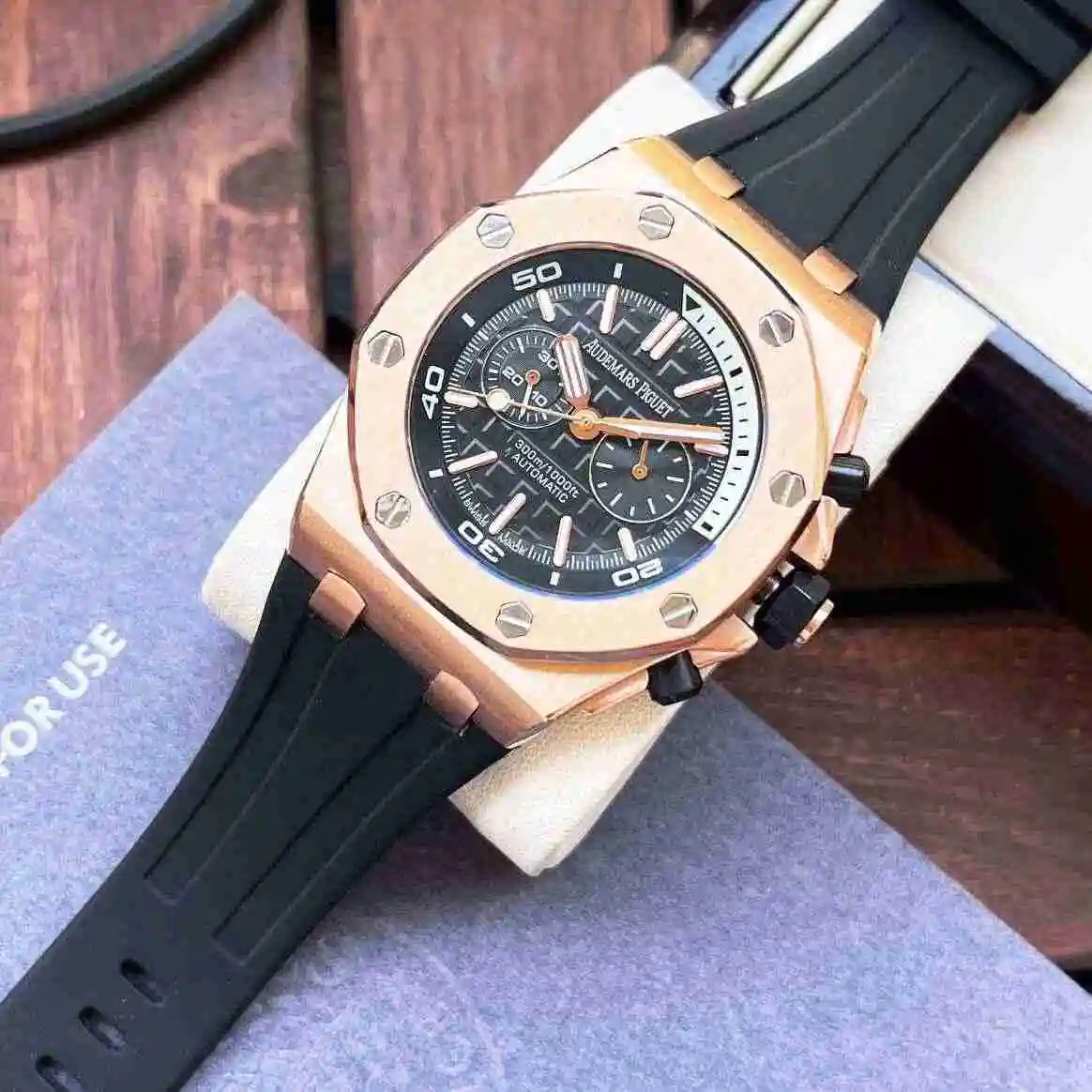 General Watches Audemars Piguet Aibi Watch Men's Watch Paired with Original Fully Automatic Mechanical Movement, Top Grade 316 Precision Steel Case with Mineral Super Strong Mirror Diameter 44mm KK05850 2 view 5