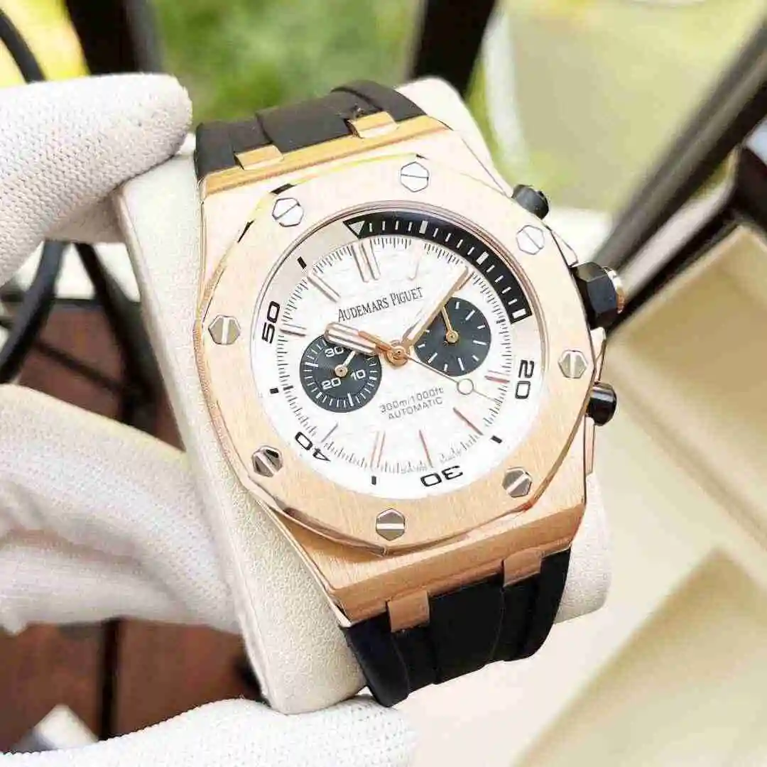 General Watches Audemars Piguet Aibi Watch Men's Watch Paired with Original Fully Automatic Mechanical Movement, Top Grade 316 Precision Steel Case with Mineral Super Strong Mirror Diameter 44mm KK05850 2 view 6