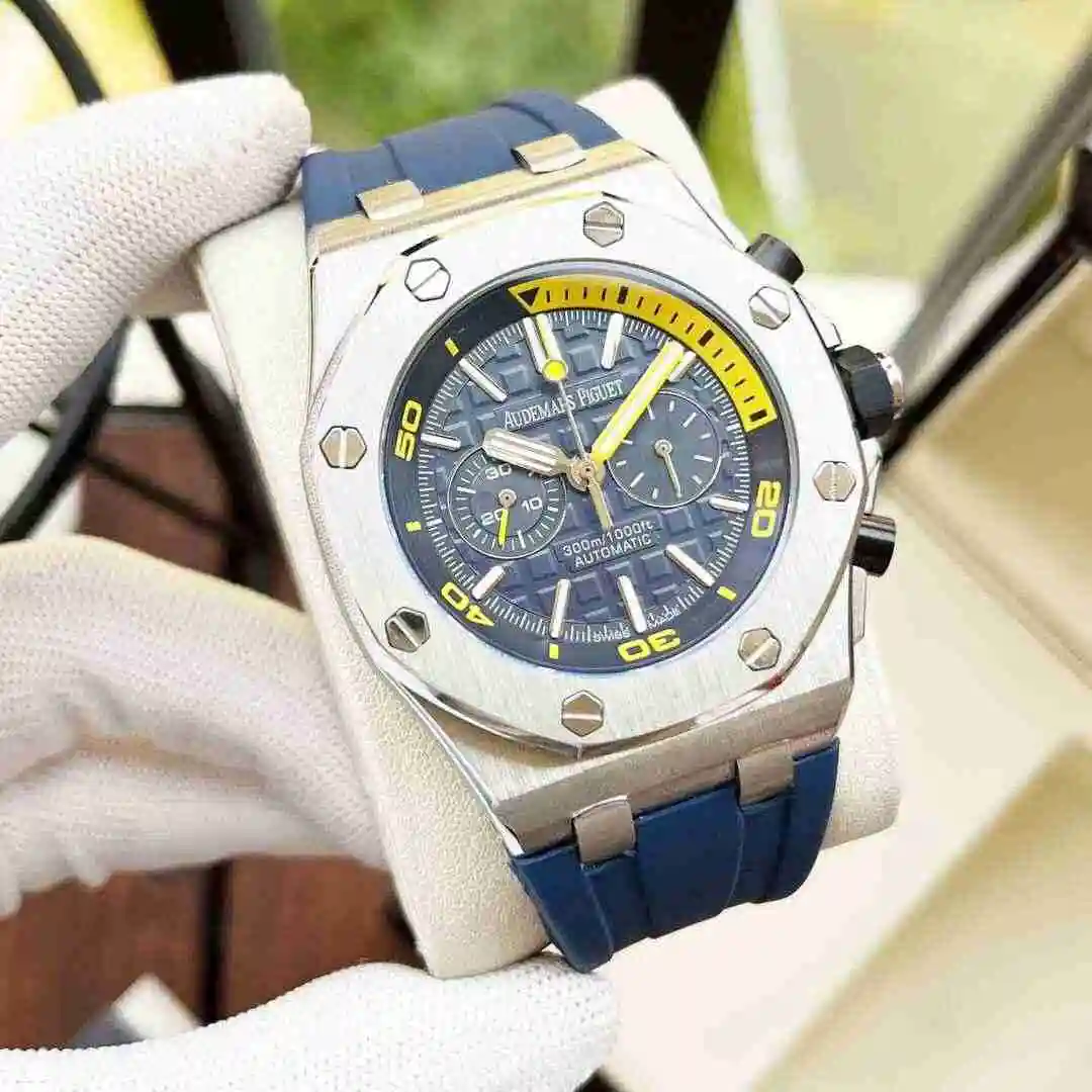 General Watches Audemars Piguet Aibi Watch Men's Watch Paired with Original Fully Automatic Mechanical Movement, Top Grade 316 Precision Steel Case with Mineral Super Strong Mirror Diameter 44mm KK05850 2 view 7
