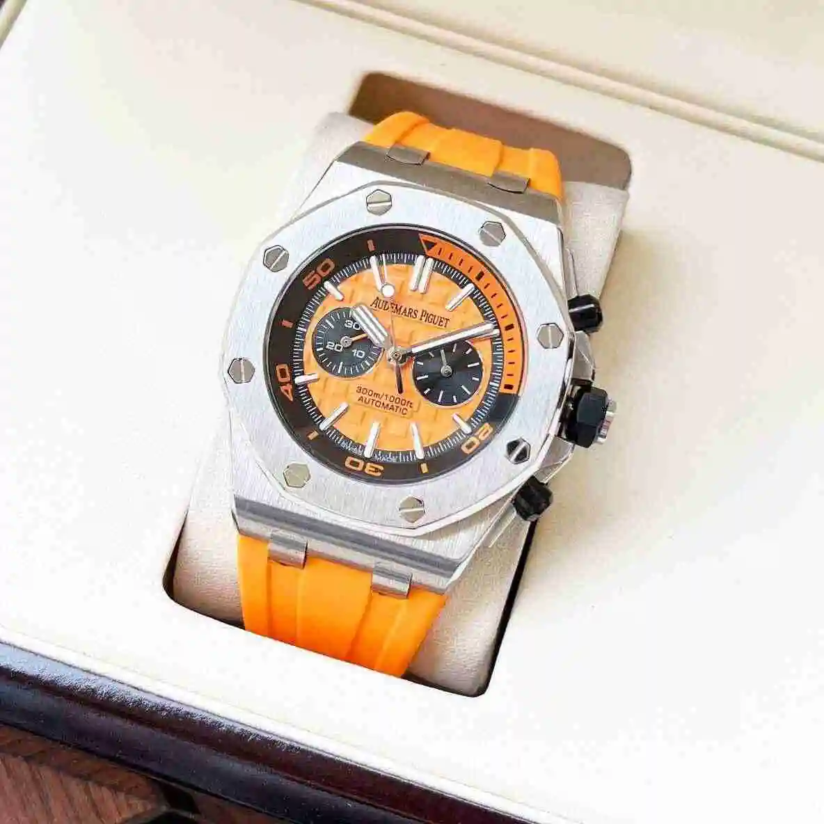 General Watches Audemars Piguet Aibi Watch Men's Watch Paired with Original Fully Automatic Mechanical Movement, Top Grade 316 Precision Steel Case with Mineral Super Strong Mirror Diameter 44mm KK05850 2 view 9
