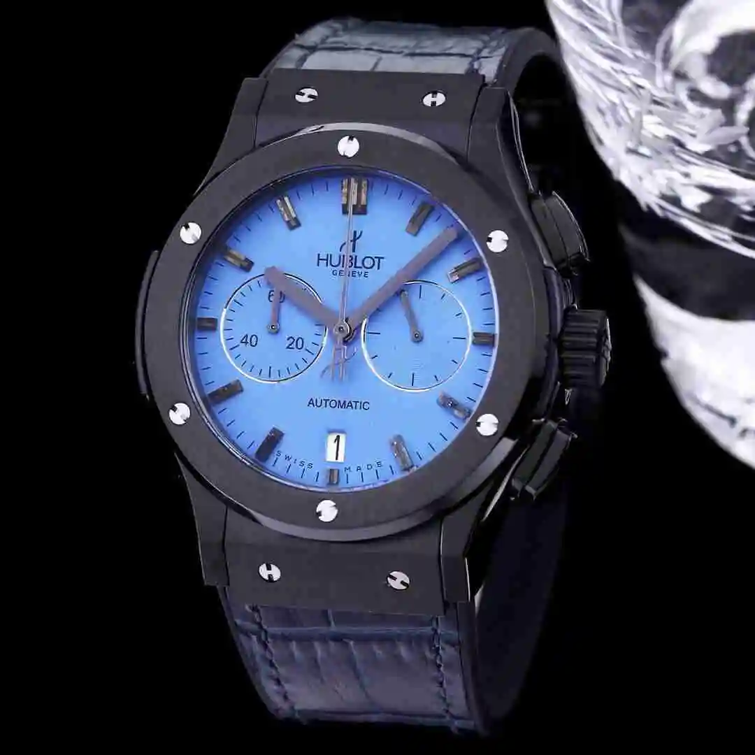 General Watches Hublot Yubo Watch Men's Watch Paired with Original Fully Automatic Mechanical Movement Top Grade 316 Precision Steel Case with Mineral Super Strong Mirror Diameter 45mm KK04150 2 view 3