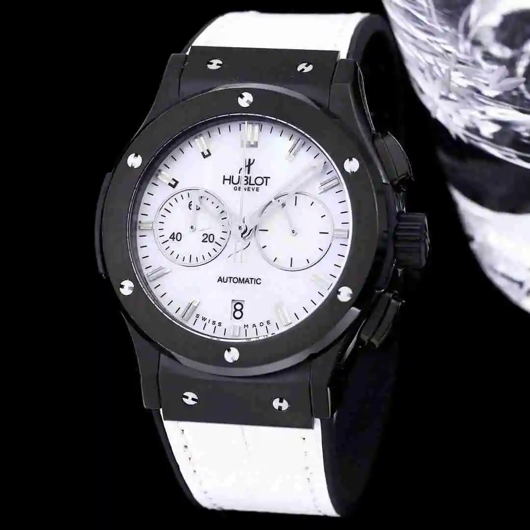 General Watches Hublot Yubo Watch Men's Watch Paired with Original Fully Automatic Mechanical Movement Top Grade 316 Precision Steel Case with Mineral Super Strong Mirror Diameter 45mm KK04150 2 view 5