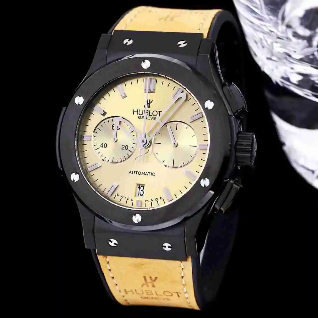 General Watches Hublot Yubo Watch Men's Watch Paired with Original Fully Automatic Mechanical Movement Top Grade 316 Precision Steel Case with Mineral Super Strong Mirror Diameter 45mm KK04150 2 view 6