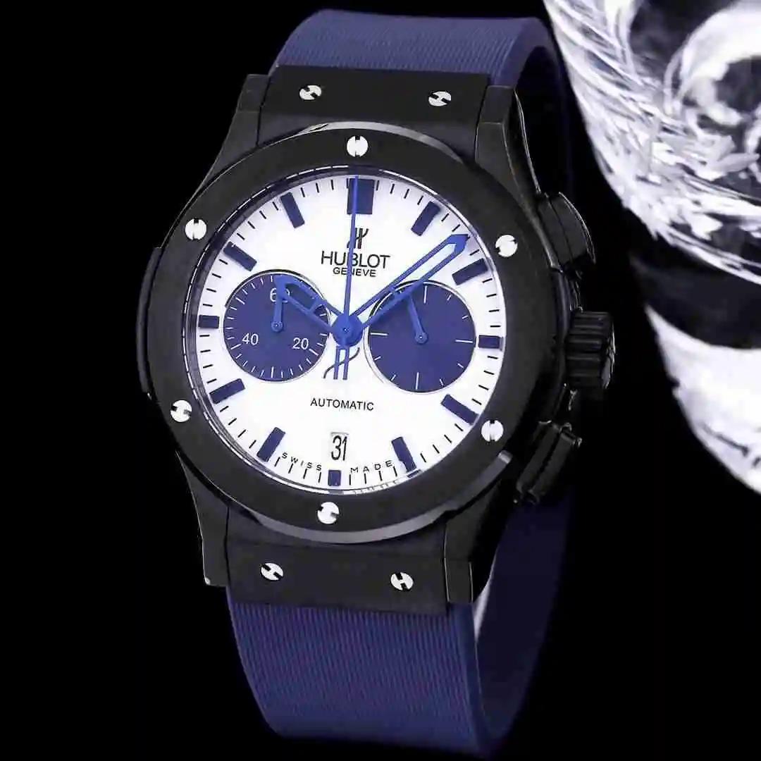 General Watches Hublot Yubo Watch Men's Watch Paired with Original Fully Automatic Mechanical Movement Top Grade 316 Precision Steel Case with Mineral Super Strong Mirror Diameter 45mm KK04150 2 view 9