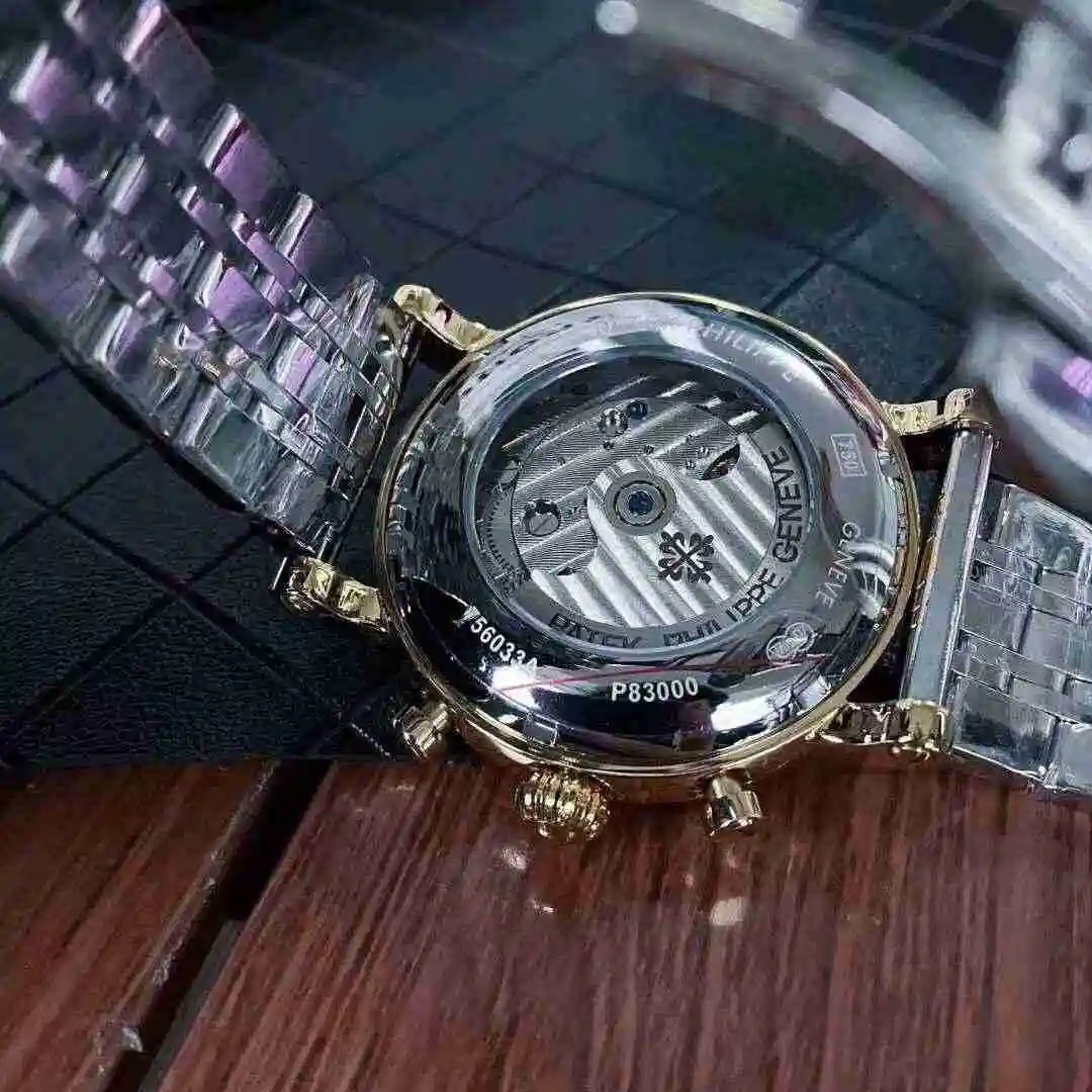 General Watches Patek Philippe Watch Men's Watch Paired with Original Fully Automatic Mechanical Movement Top Grade 316 Precision Steel Case Case with Mineral Super Strong Mirror Diameter 43mm KK04650 2 view 2