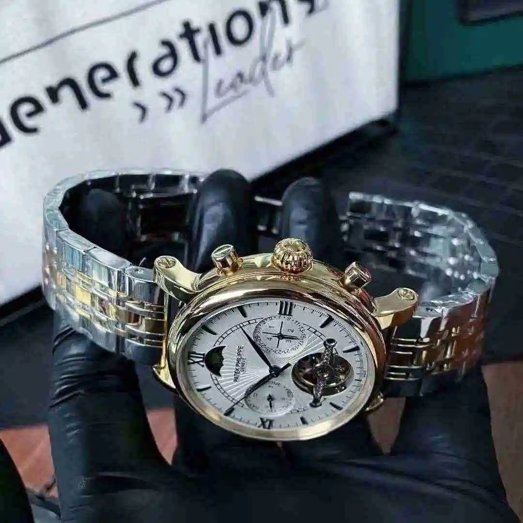 General Watches Patek Philippe Watch Men's Watch Paired with Original Fully Automatic Mechanical Movement Top Grade 316 Precision Steel Case Case with Mineral Super Strong Mirror Diameter 43mm KK04650 2 view 3