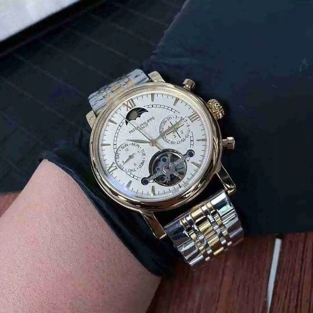 General Watches Patek Philippe Watch Men's Watch Paired with Original Fully Automatic Mechanical Movement Top Grade 316 Precision Steel Case Case with Mineral Super Strong Mirror Diameter 43mm KK04650 2 view 5