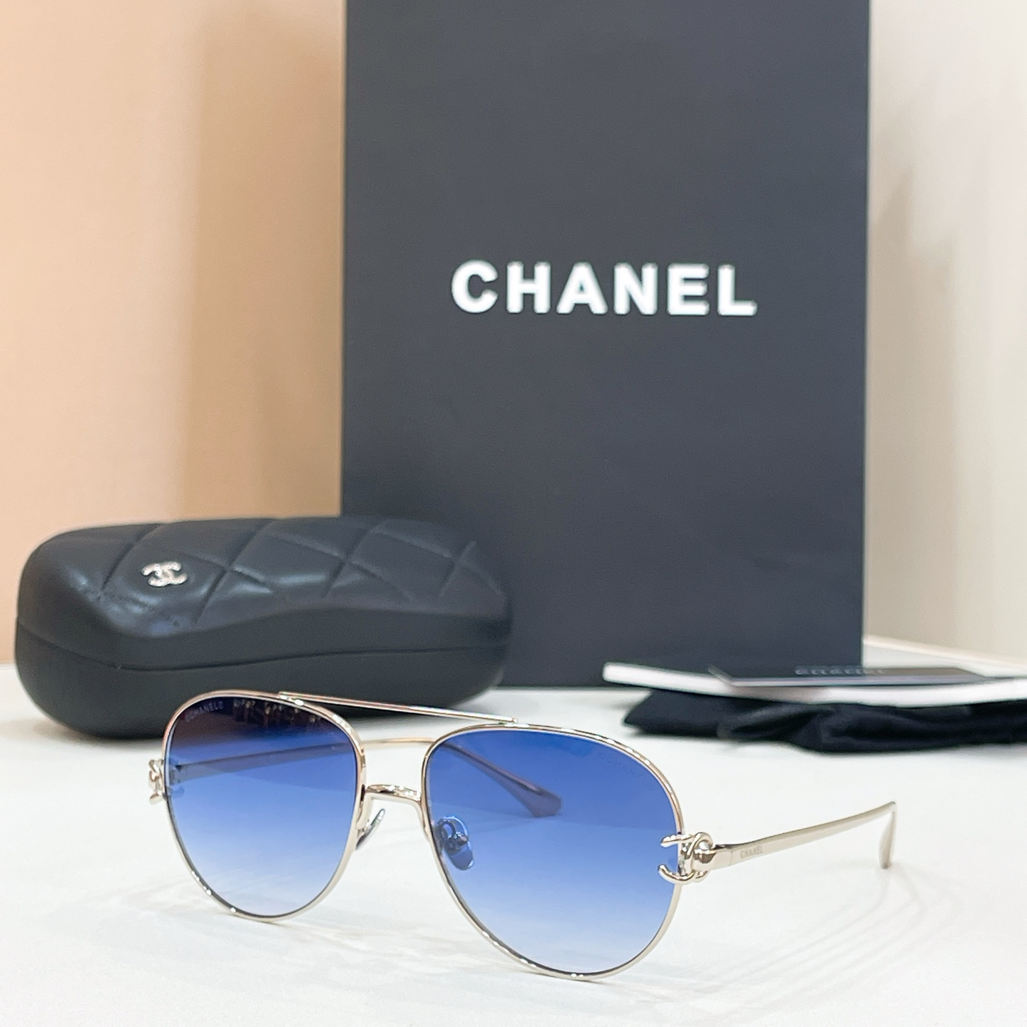 CHANE EL:2233 Size 56-16-145 Sunglasses view 1
