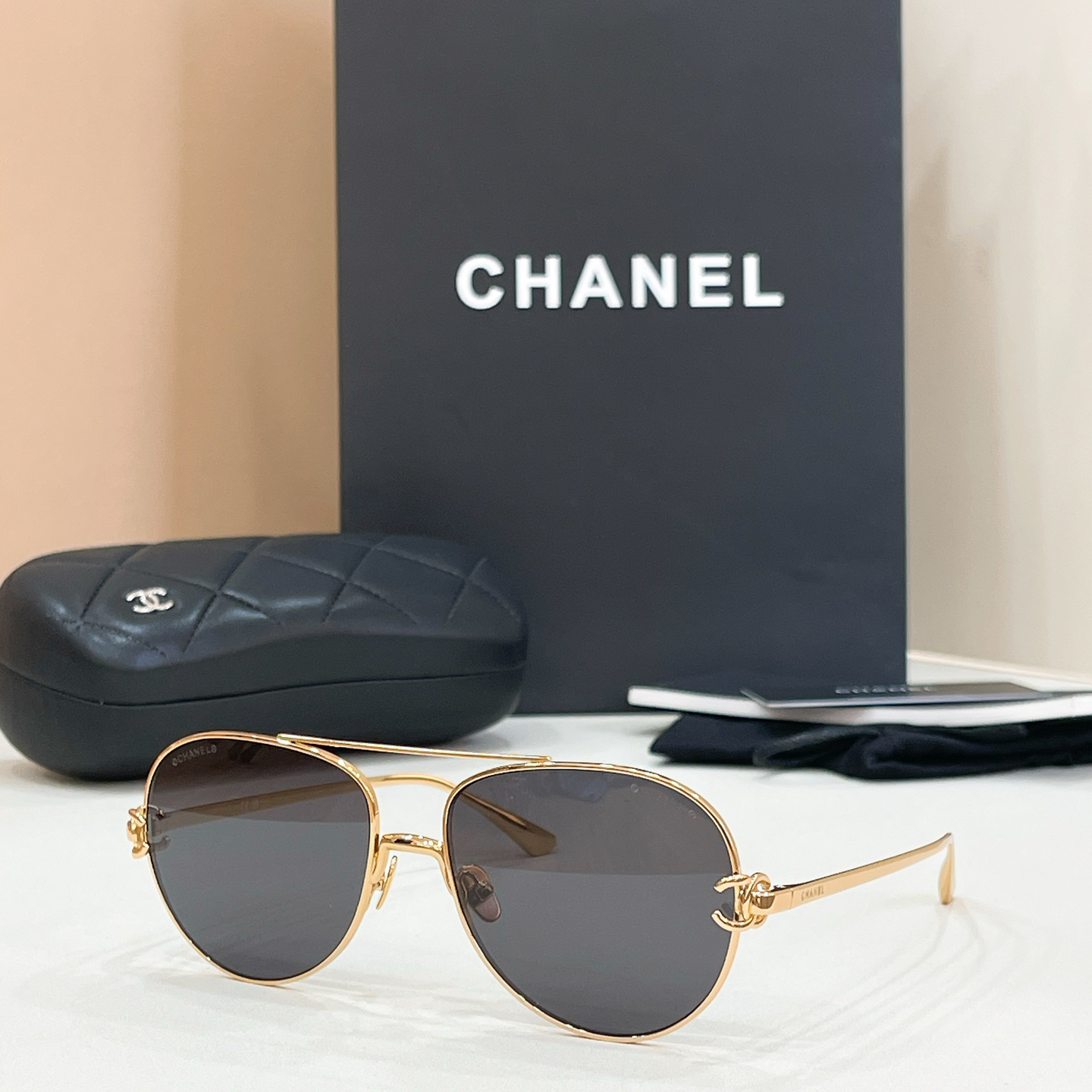 CHANE EL:2233 Size 56-16-145 Sunglasses view 6