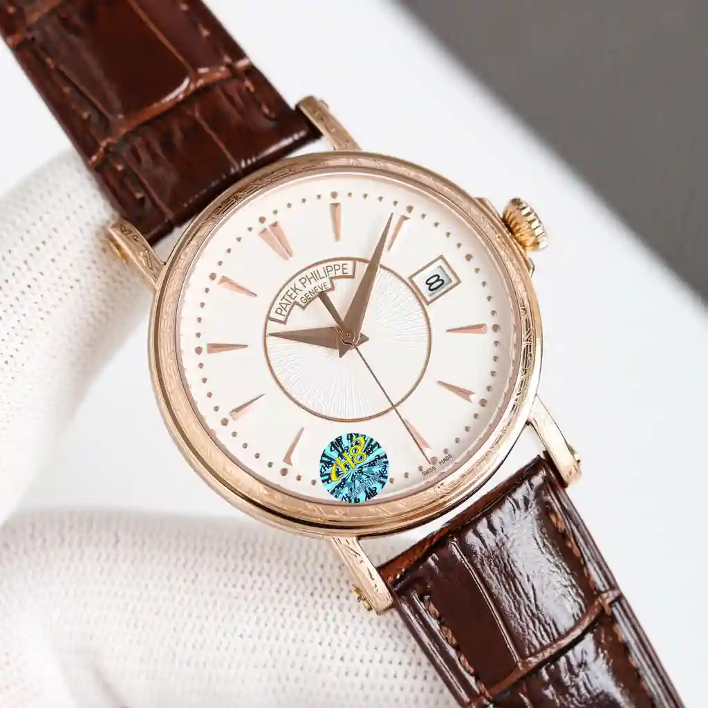 General Watches Patek Philippe Patek@Philippe watch men's watch with original fully automatic mechanical movement top 316 stainless steel case strap mineral super mirror diameter 38mm KK012500 view 8