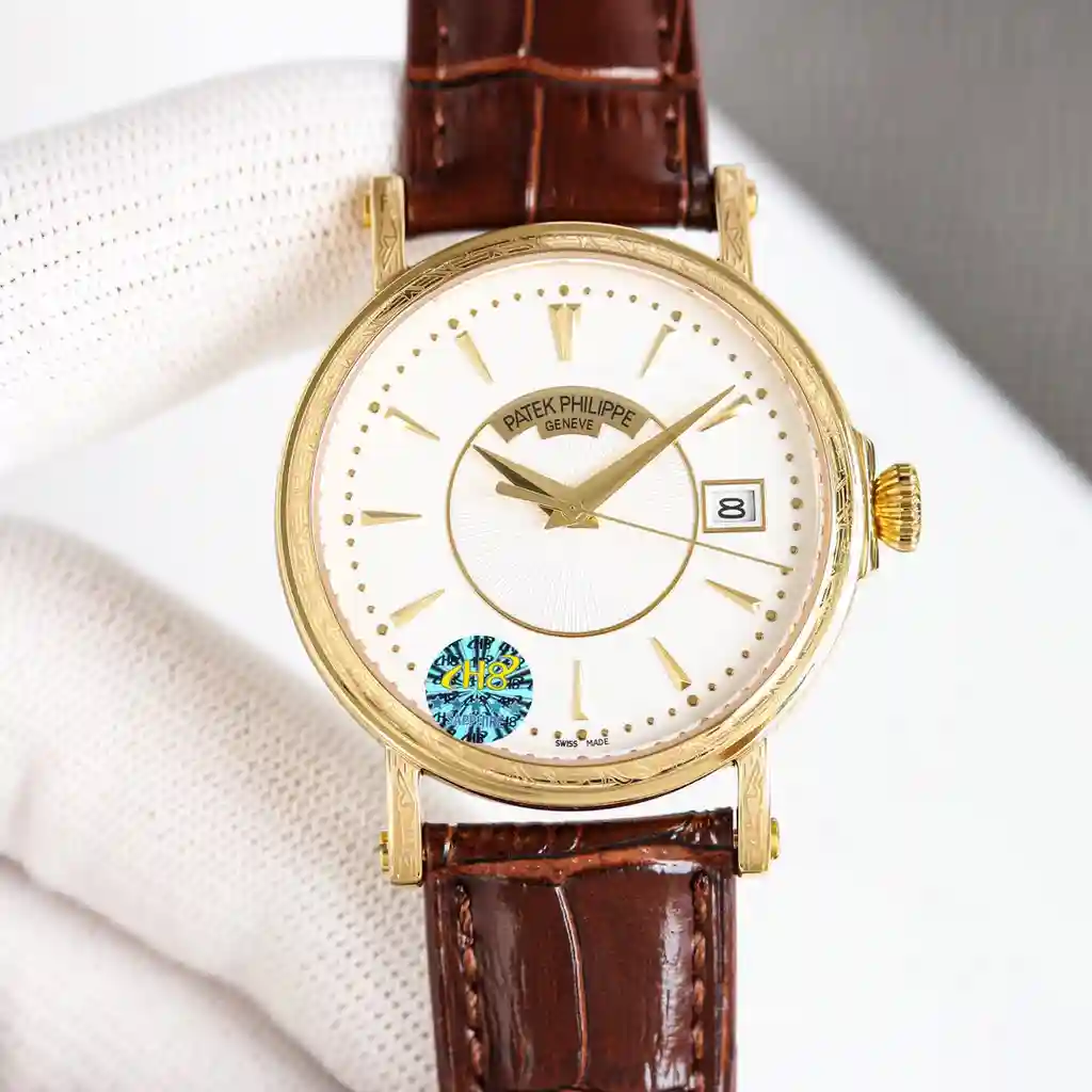 General Watches Patek Philippe Patek@Philippe watch men's watch with original fully automatic mechanical movement top 316 stainless steel case strap mineral super mirror diameter 38mm KK012500 view 9