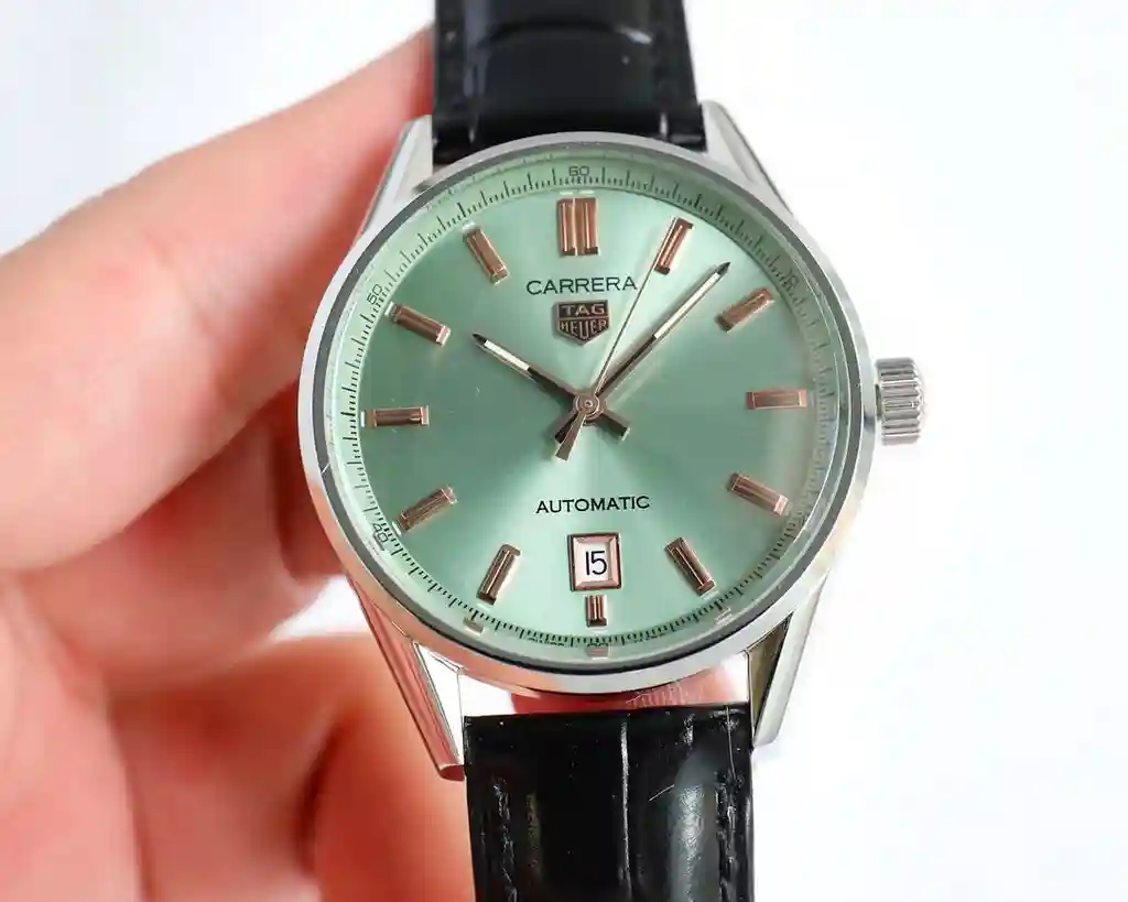 General Watches Tiger @ Tag Heuer men's watch with original fully automatic mechanical movement top 316 stainless steel case strap mineral super mirror diameter 40mm KK09800 3 view 9