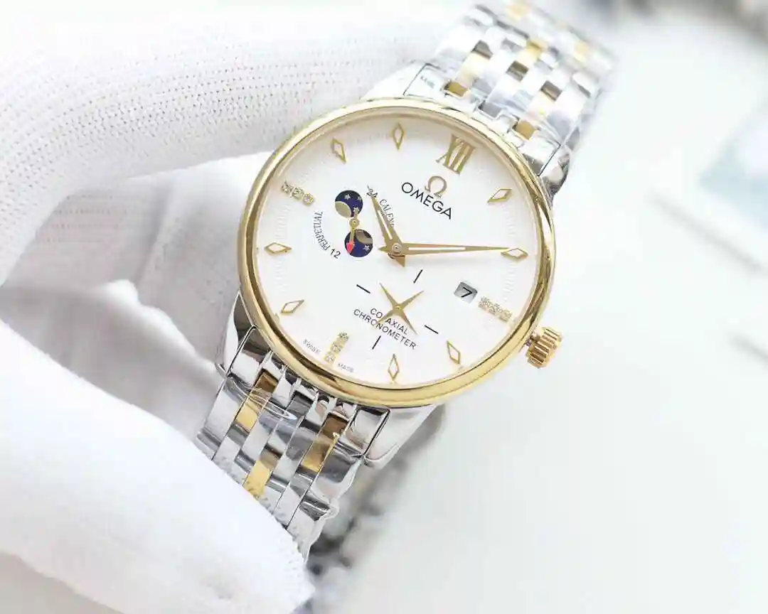 General Watches Omega Watch Men's Watch Paired with Original Fully Automatic Mechanical Movement, Top Grade 316 Precision Steel Case with Mineral Super Strong Mirror Diameter 42mm KK04450 1 view 5