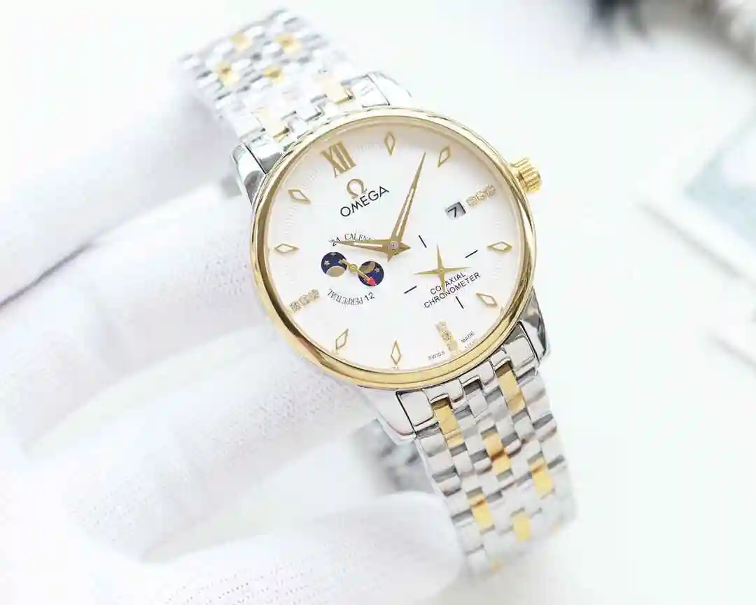 General Watches Omega Watch Men's Watch Paired with Original Fully Automatic Mechanical Movement, Top Grade 316 Precision Steel Case with Mineral Super Strong Mirror Diameter 42mm KK04450 1 view 6
