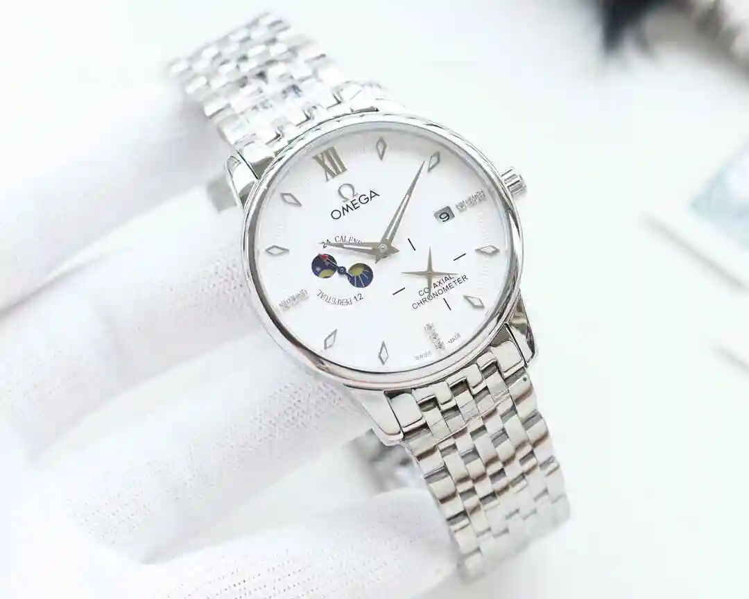 General Watches Omega Watch Men's Watch Paired with Original Fully Automatic Mechanical Movement, Top Grade 316 Precision Steel Case with Mineral Super Strong Mirror Diameter 42mm KK04450 1 view 7