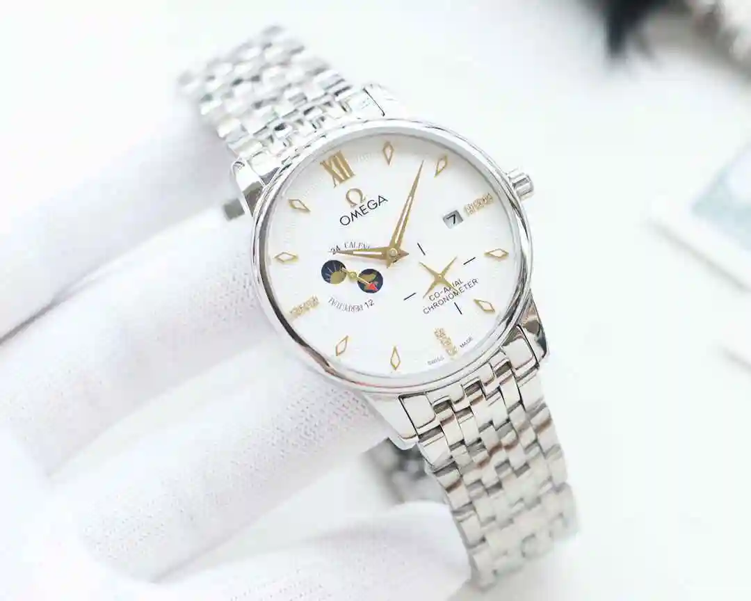 General Watches Omega Watch Men's Watch Paired with Original Fully Automatic Mechanical Movement, Top Grade 316 Precision Steel Case with Mineral Super Strong Mirror Diameter 42mm KK04450 1 view 8