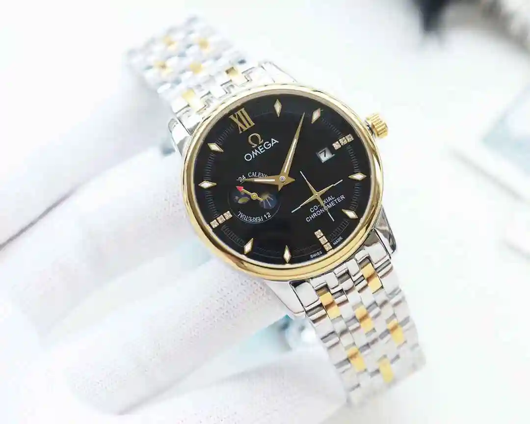 General Watches Omega Watch Men's Watch Paired with Original Fully Automatic Mechanical Movement, Top Grade 316 Precision Steel Case with Mineral Super Strong Mirror Diameter 42mm KK04450 1 view 9