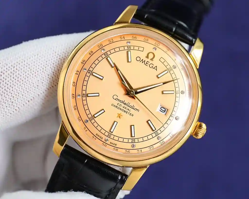 General Watches Omega white 1 gold 1250 Watch view 2