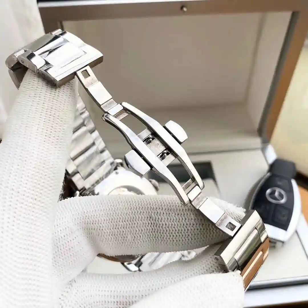 General Watches Cartier Watch Men's Watch Paired with Original Fully Automatic Mechanical Movement Top Grade 316 Precision Steel Case with Mineral Super Strong Mirror Diameter 42mm KK04050 view 2