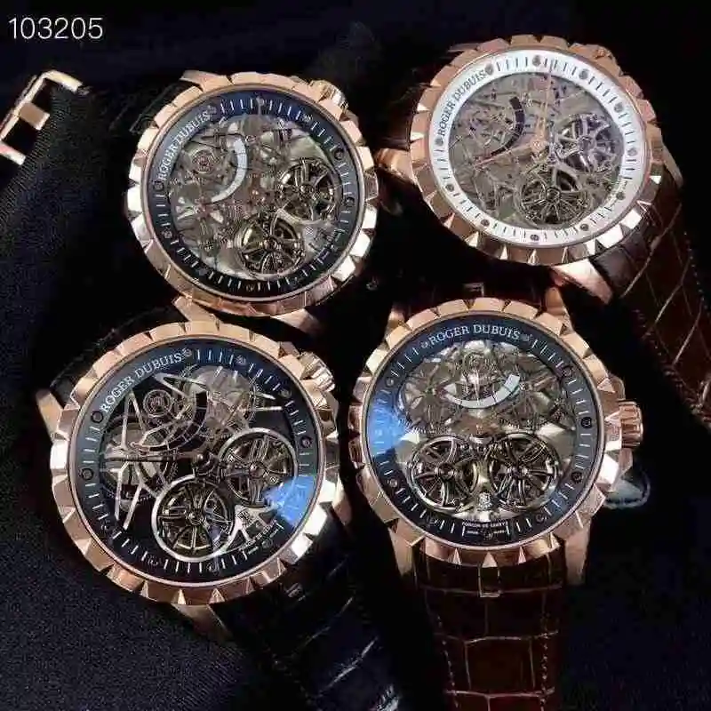 General Watches Roger Dubo White 520 Rose Black 540 Watch view 2