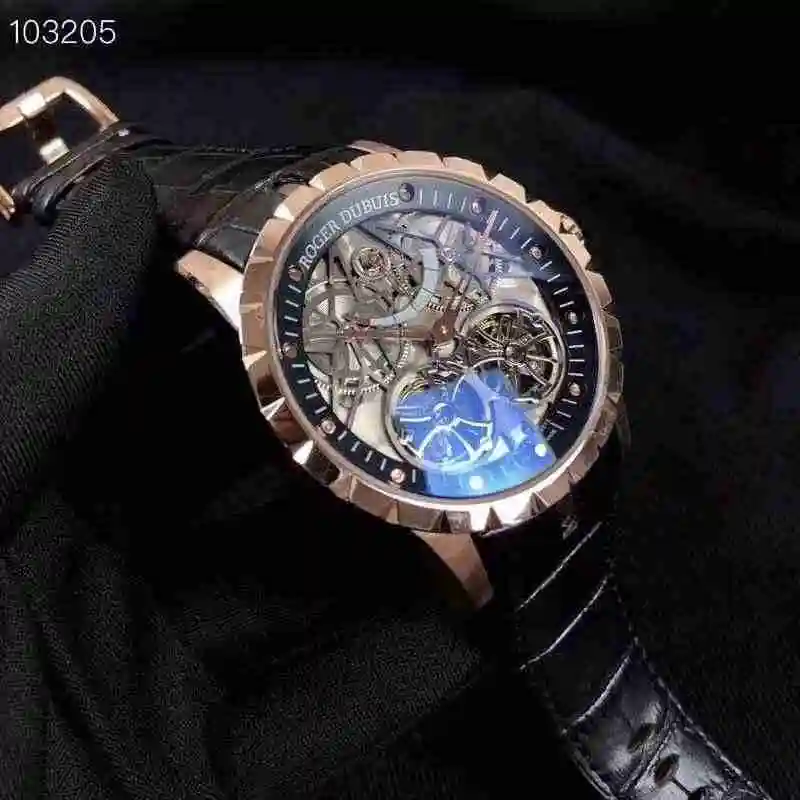 General Watches Roger Dubo White 520 Rose Black 540 Watch view 5