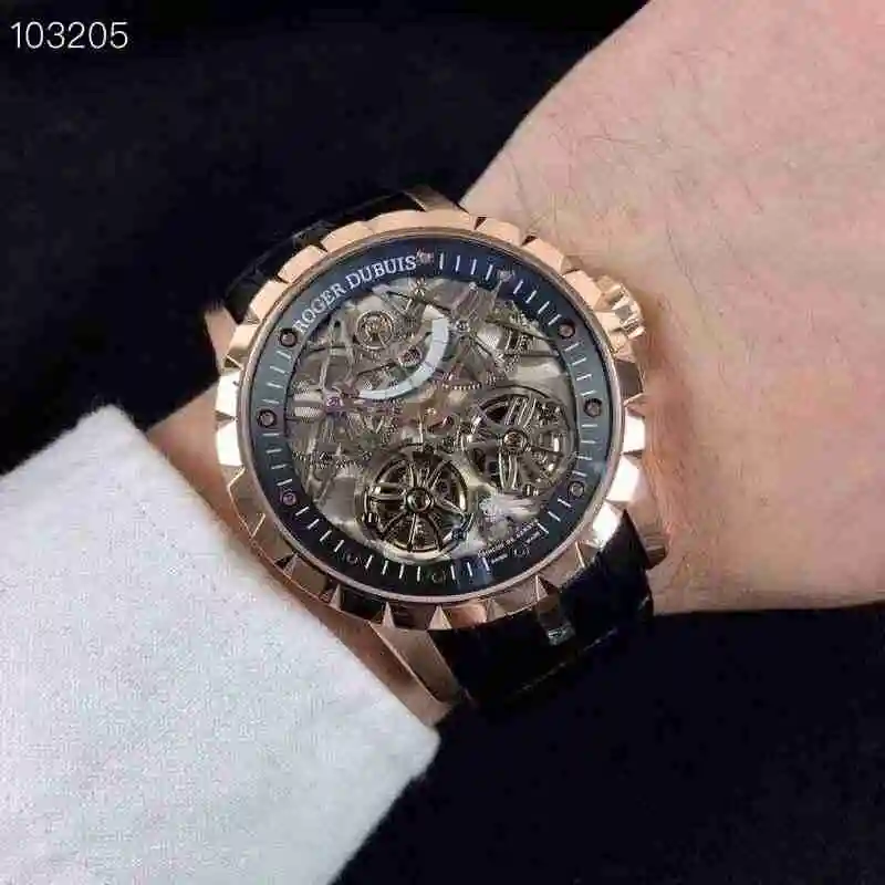 General Watches Roger Dubo White 520 Rose Black 540 Watch view 7