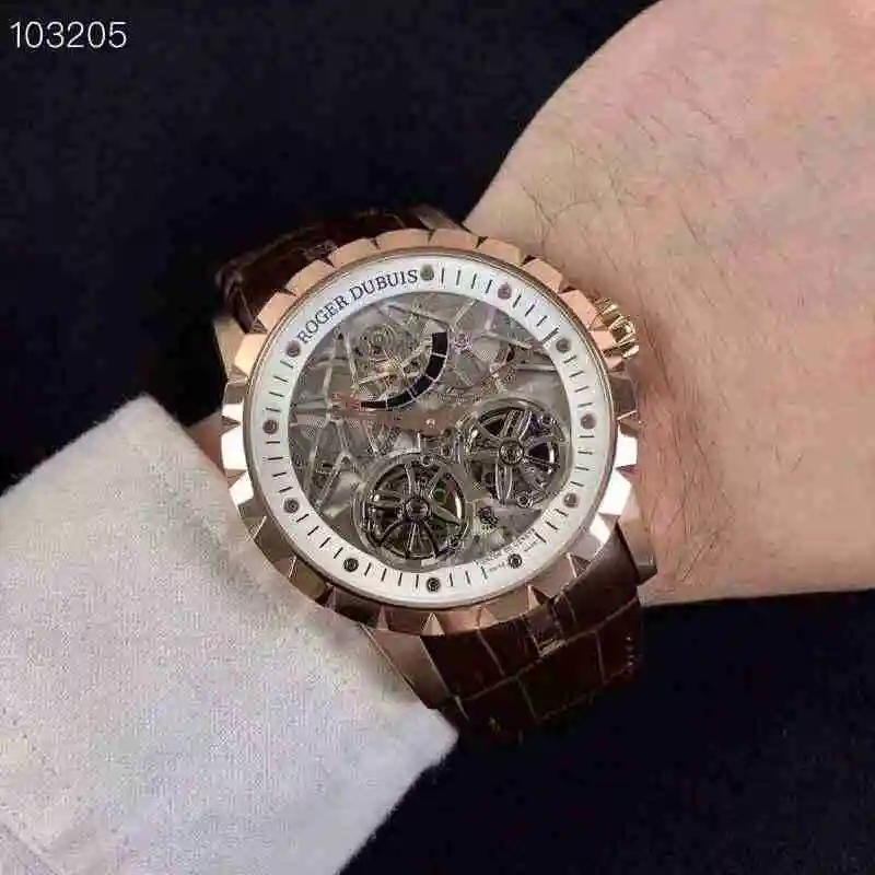 General Watches Roger Dubo White 520 Rose Black 540 Watch view 8