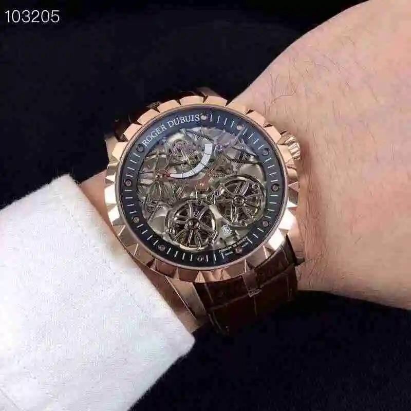 General Watches Roger Dubo White 520 Rose Black 540 Watch view 9