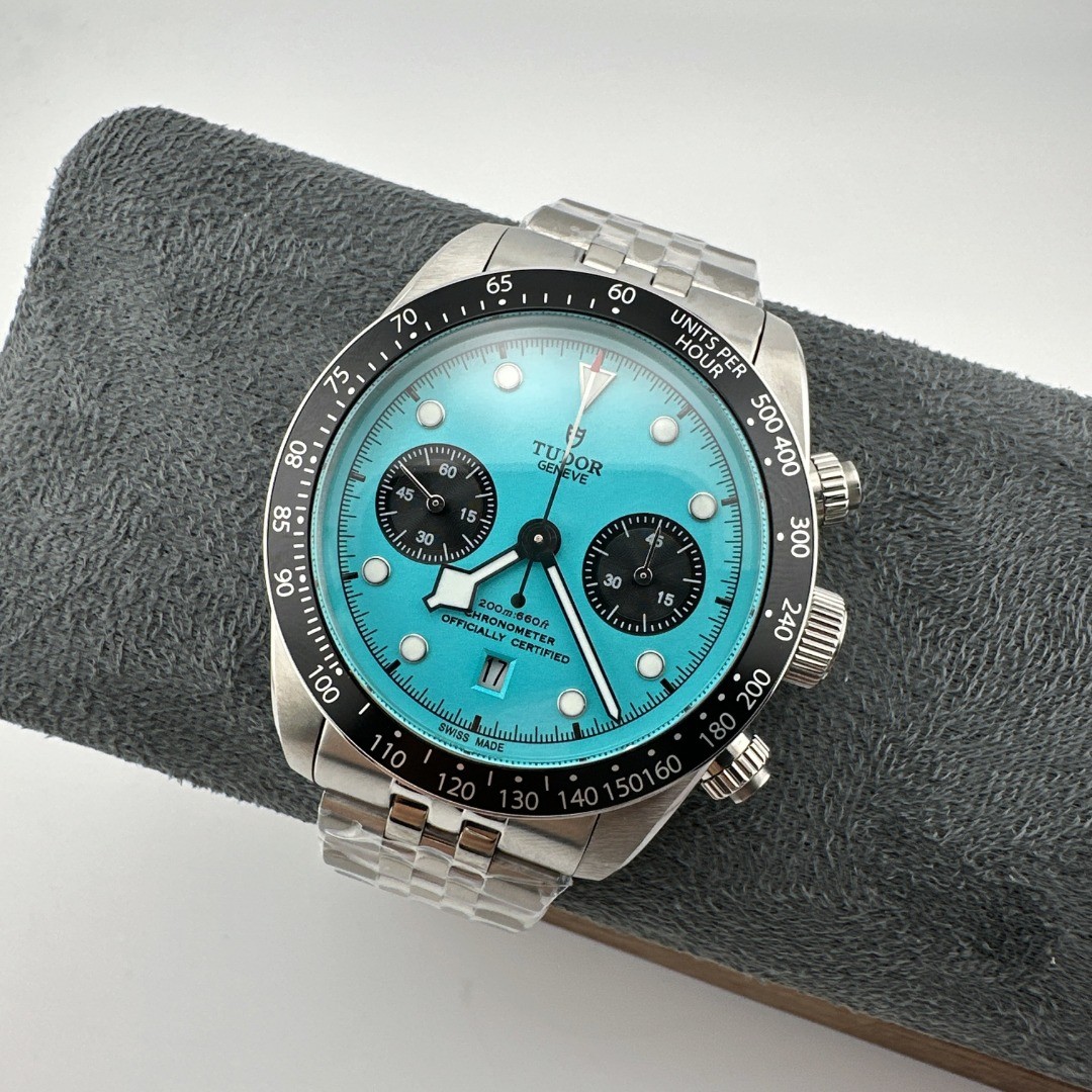 Tudor Black Dial Stainless Steel Automatic Watch view 3