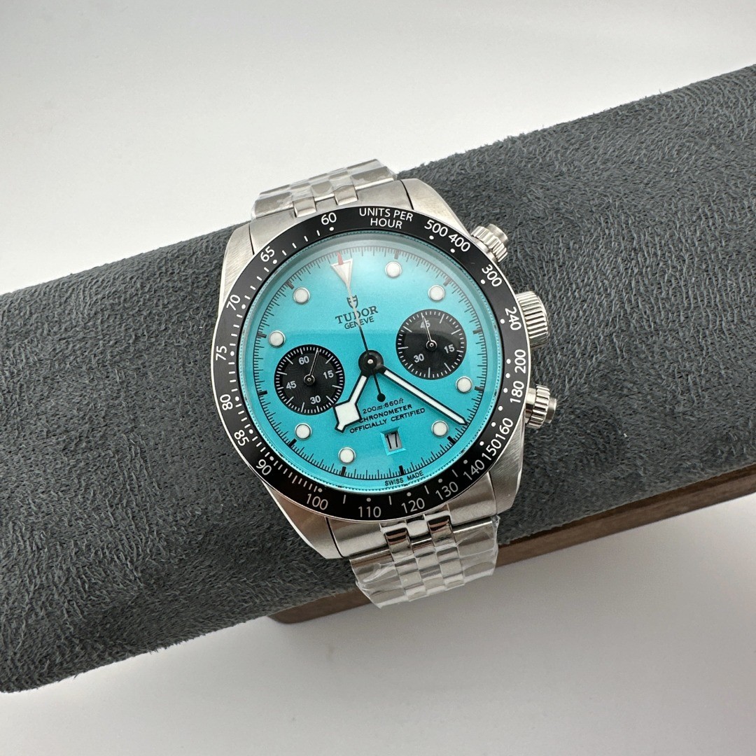 Tudor Black Dial Stainless Steel Automatic Watch view 4