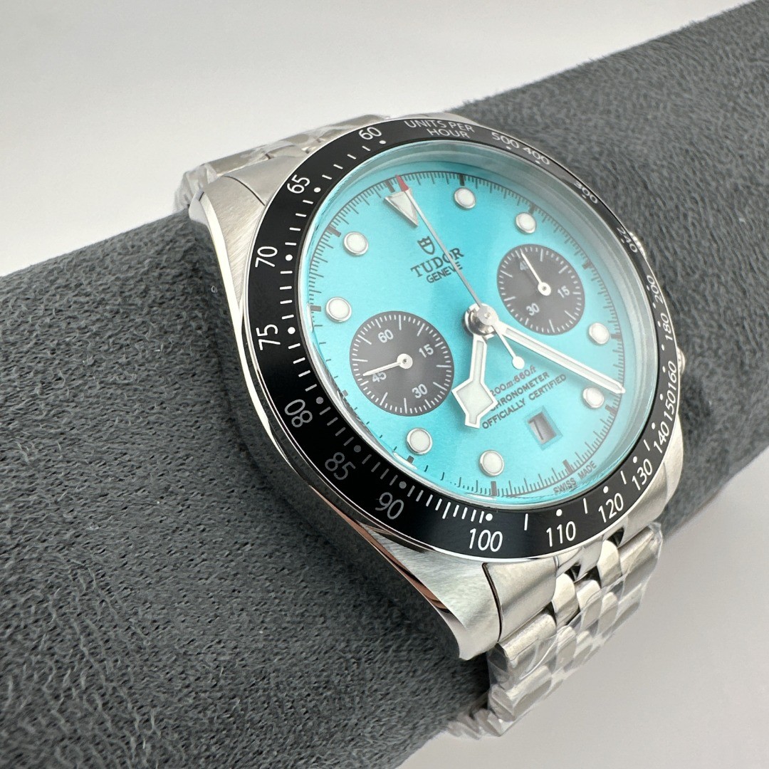 Tudor Black Dial Stainless Steel Automatic Watch view 6