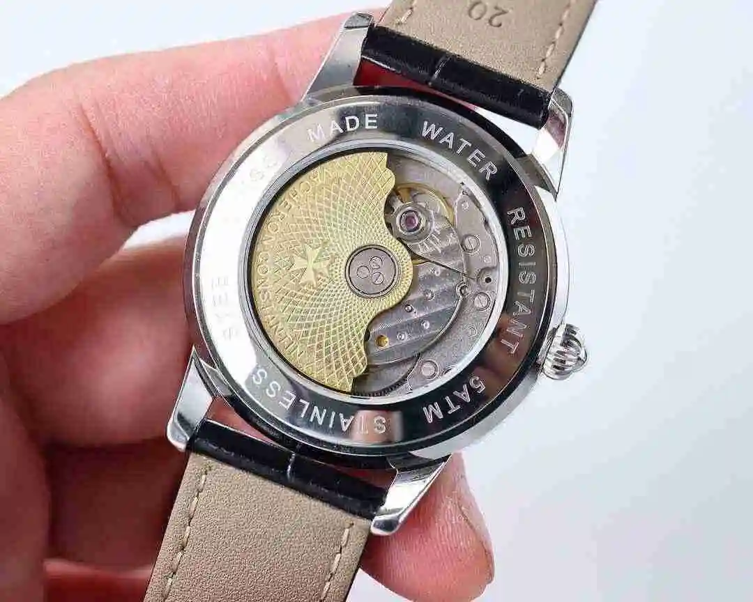 General Watches Vacheron Constantin Jiangshi Danton Watch Men's Watch Paired with Original Fully Automatic Mechanical Movement, Top Grade 316 Precision Steel Case with Mineral Super Strong Mirror Diameter 40mm kk010500 view 3