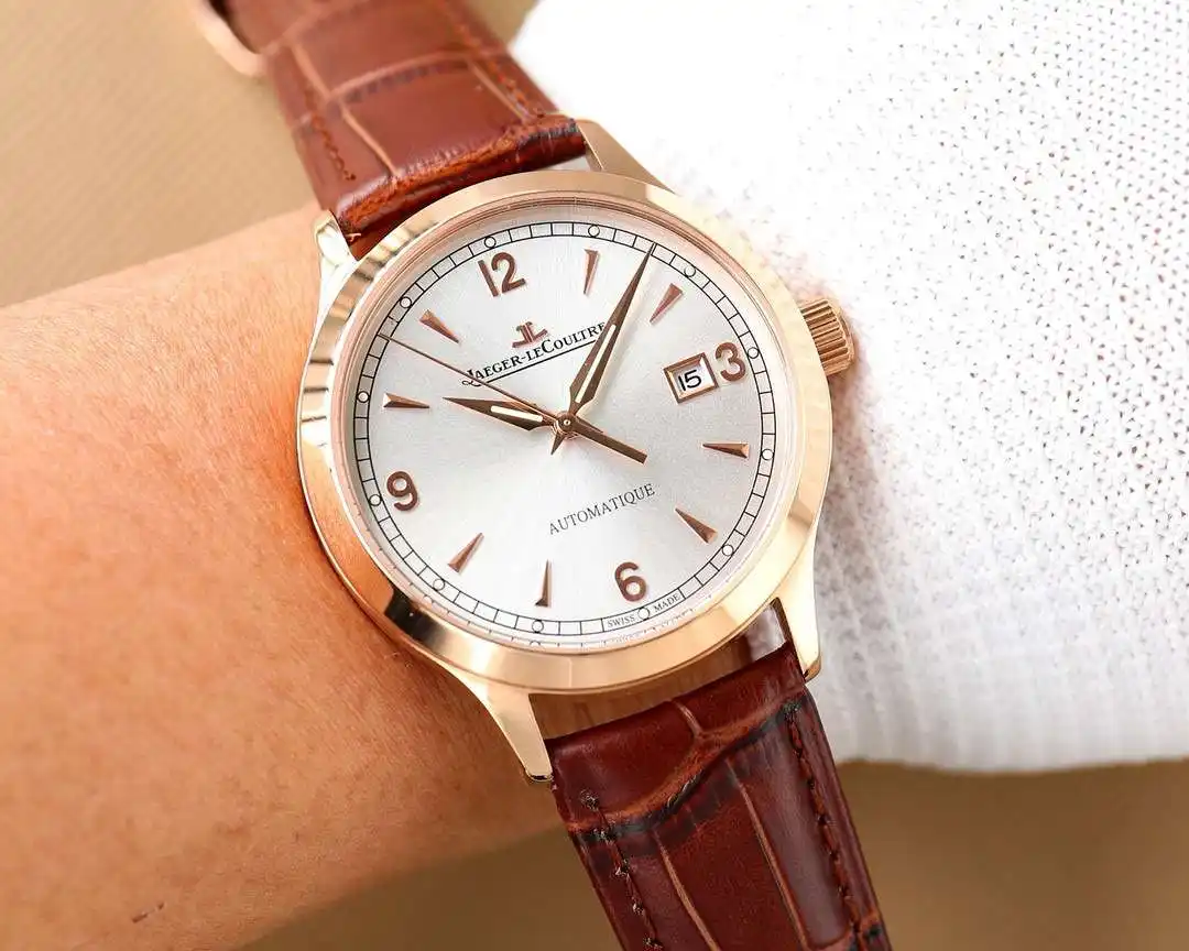 General Watches Jaeger-LeCoultre Watch JI@ men's watch with original fully automatic mechanical movement, top-grade 316 stainless steel case and strap, mineral super mirror, diameter 40mm KK05450 view 9