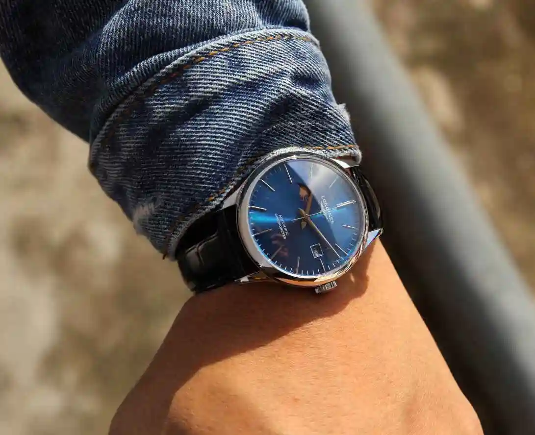 General Watches Longines Watch Men's Watch Paired with Original Fully Automatic Mechanical Movement Top Grade 316 Precision Steel Case with Mineral Super Strong Mirror Diameter 40mm kk06550 view 5