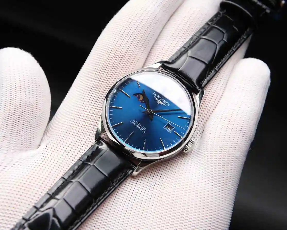 General Watches Longines Watch Men's Watch Paired with Original Fully Automatic Mechanical Movement Top Grade 316 Precision Steel Case with Mineral Super Strong Mirror Diameter 40mm kk06550 view 8
