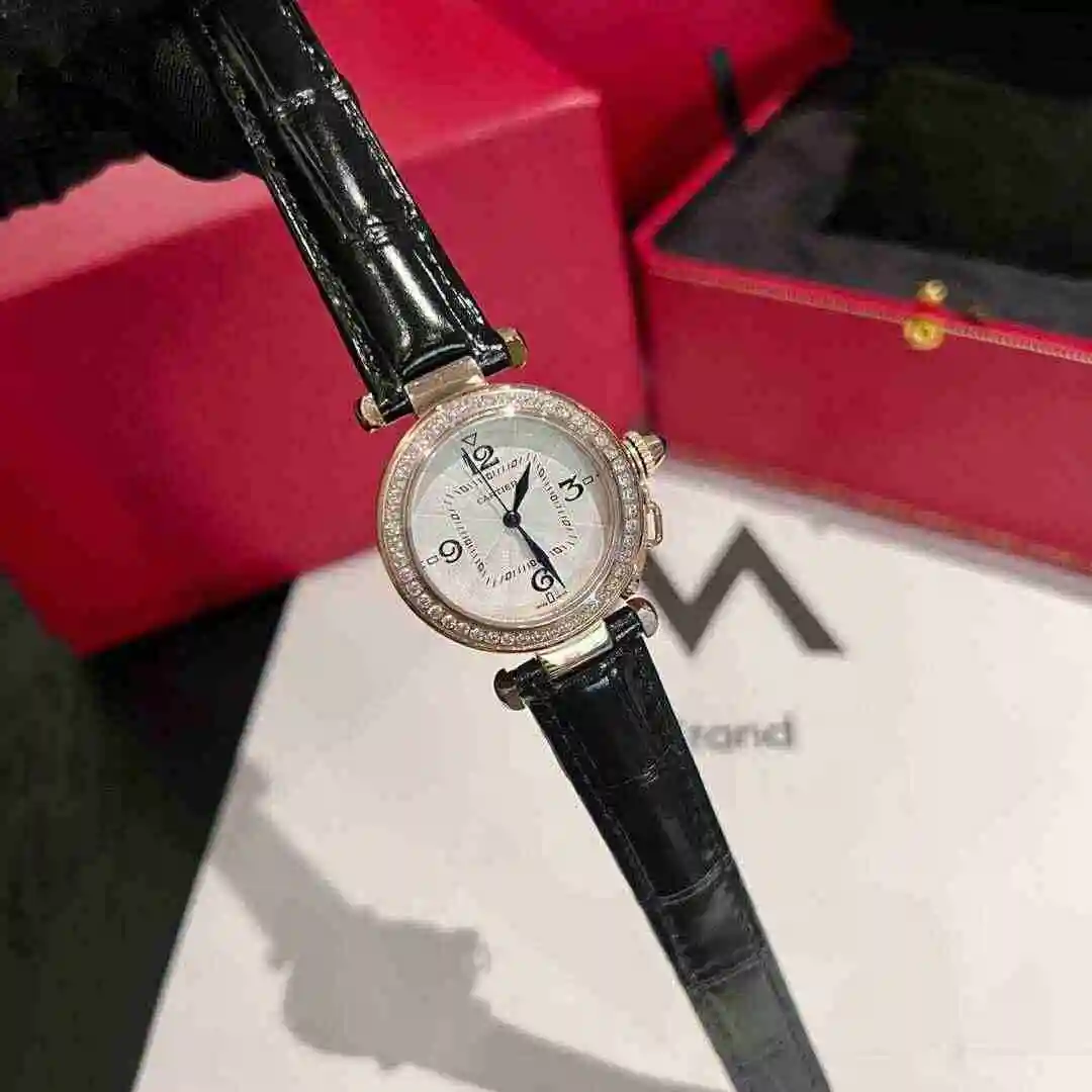 General Watches Cartier Watch Women's Watch Paired with Original Fully Automatic Mechanical Movement Top Grade 316 Precision Steel Case with Mineral Super Strong Mirror Diameter 35mm KK03250 view 4