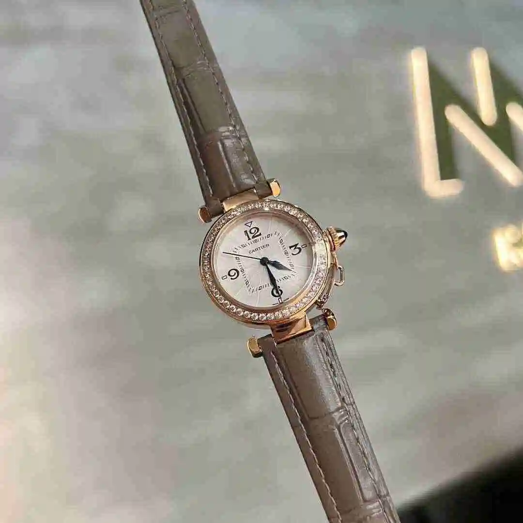 General Watches Cartier Watch Women's Watch Paired with Original Fully Automatic Mechanical Movement Top Grade 316 Precision Steel Case with Mineral Super Strong Mirror Diameter 35mm KK03250 view 7