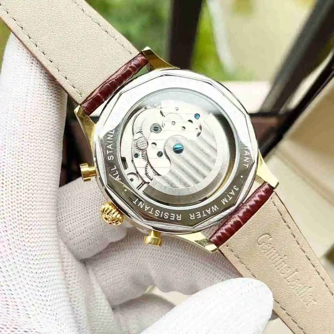 General Watches Patek Philippe Watch Men's Watch Paired with Original Fully Automatic Mechanical Movement Top Grade 316 Precision Steel Case Case with Mineral Super Strong Mirror Diameter 42mm KK06 1 view 3