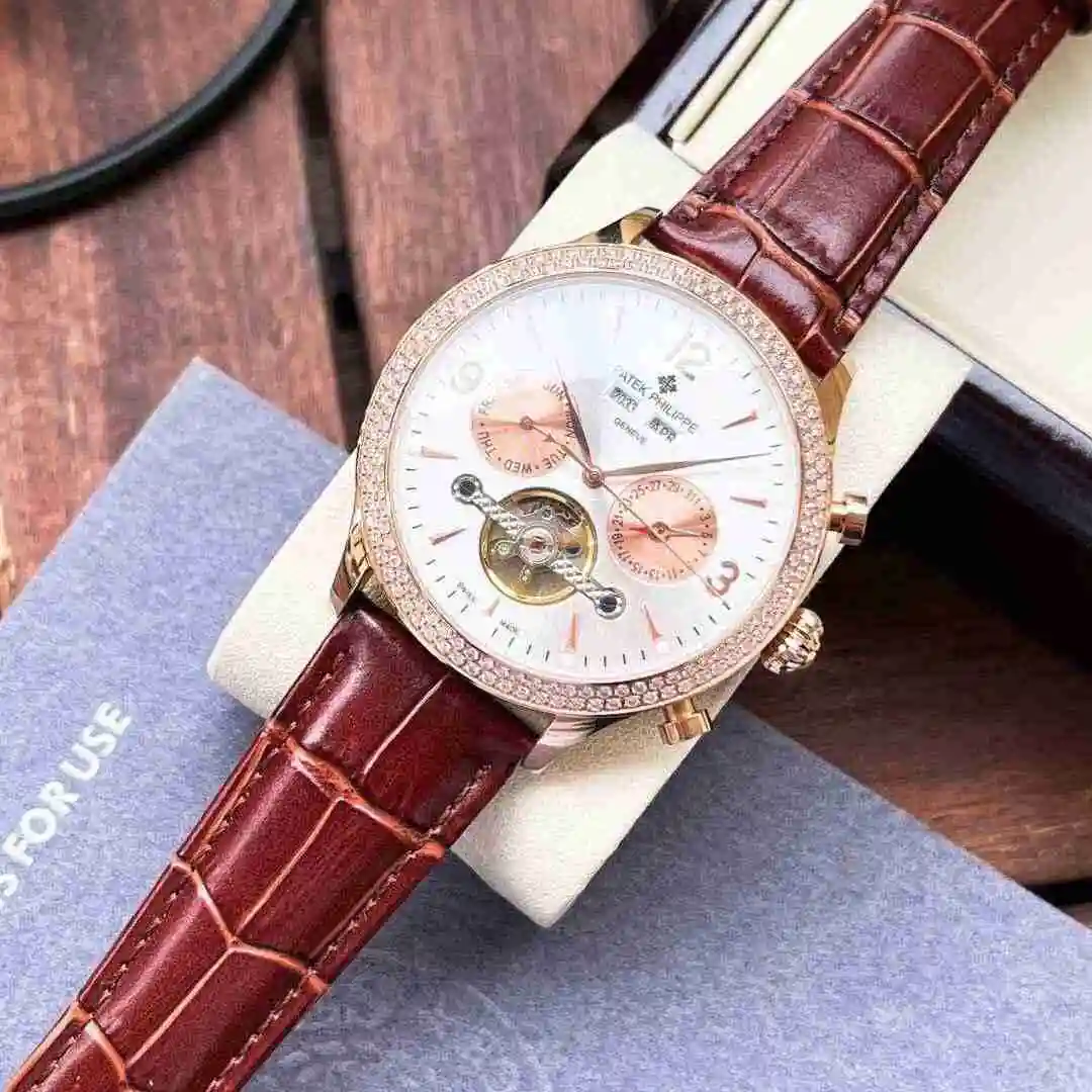 General Watches Patek Philippe Watch Men's Watch Paired with Original Fully Automatic Mechanical Movement Top Grade 316 Precision Steel Case Case with Mineral Super Strong Mirror Diameter 42mm KK06 1 view 4