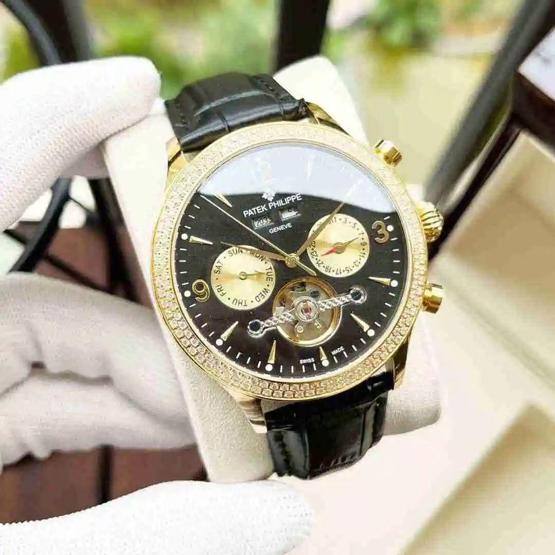 General Watches Patek Philippe Watch Men's Watch Paired with Original Fully Automatic Mechanical Movement Top Grade 316 Precision Steel Case Case with Mineral Super Strong Mirror Diameter 42mm KK06 1 view 5