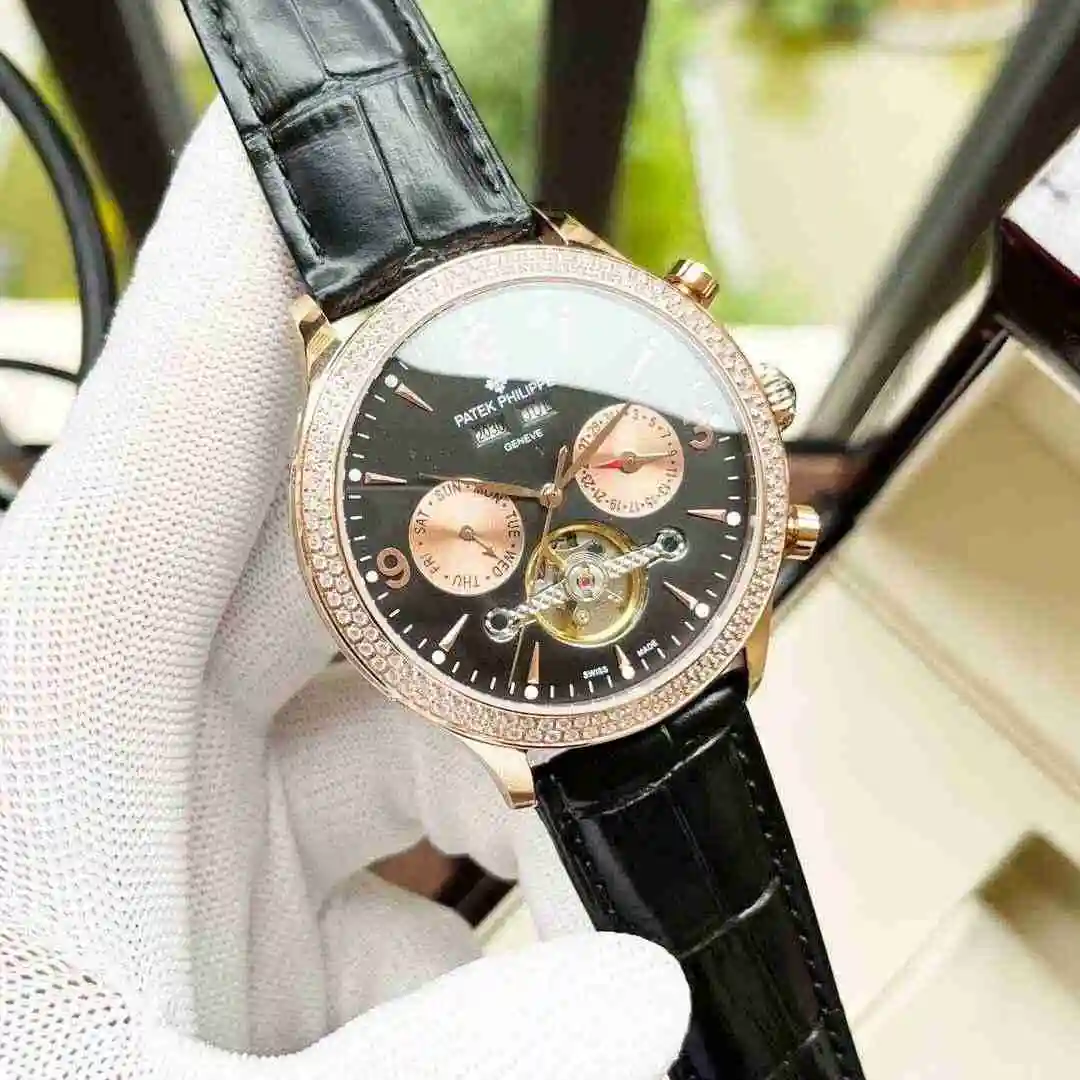 General Watches Patek Philippe Watch Men's Watch Paired with Original Fully Automatic Mechanical Movement Top Grade 316 Precision Steel Case Case with Mineral Super Strong Mirror Diameter 42mm KK06 1 view 8