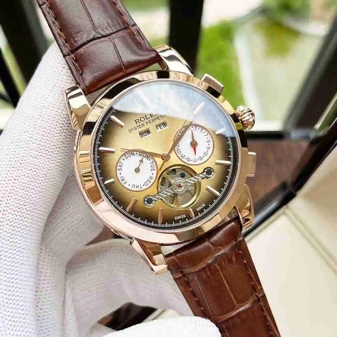 General Watches Rolex Watch Men's Watch Paired with Original Fully Automatic Mechanical Movement Top Grade 316 Precision Steel Case with Mineral Super Strong Mirror Diameter 42mm KK05250 view 8