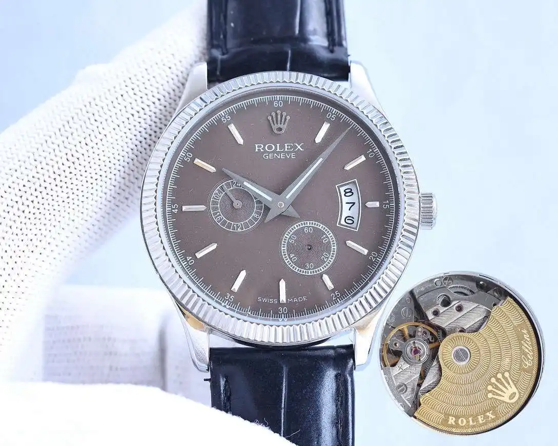 General Watches Watch, men's watch with original fully automatic mechanical movement, top-grade 316 stainless steel case and strap, mineral super mirror, diameter 43cm KK04850 view 5