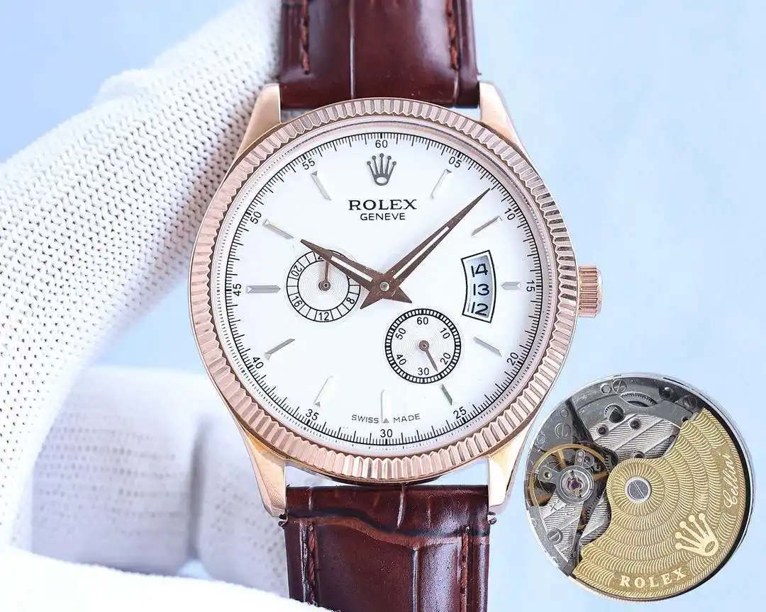 General Watches Watch, men's watch with original fully automatic mechanical movement, top-grade 316 stainless steel case and strap, mineral super mirror, diameter 43cm KK04850 view 6