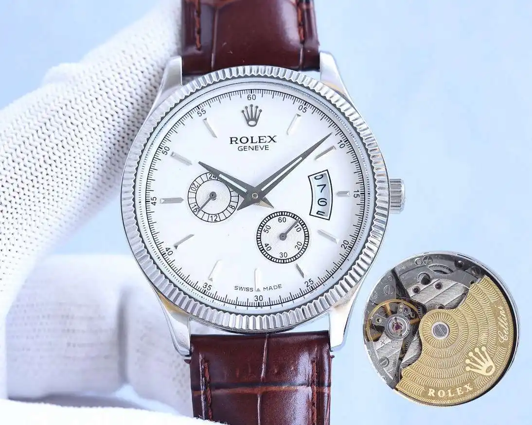 General Watches Watch, men's watch with original fully automatic mechanical movement, top-grade 316 stainless steel case and strap, mineral super mirror, diameter 43cm KK04850 view 7