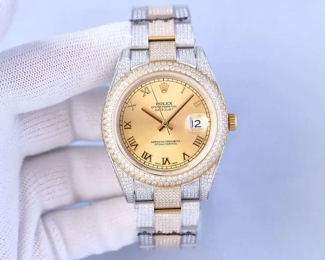 General Watches Rolex watch men's watch with original fully automatic mechanical movement top 316 stainless steel case strap mineral super mirror diameter 41mm KK09800 5 view 7