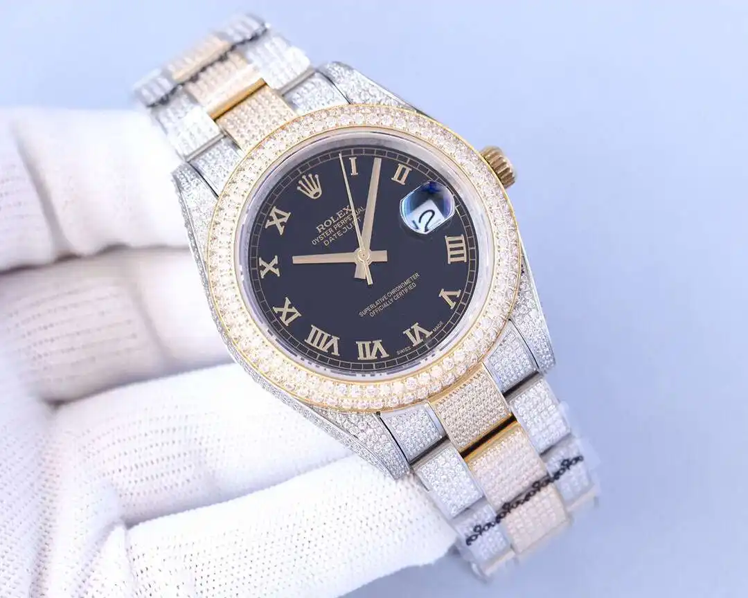 General Watches Rolex watch men's watch with original fully automatic mechanical movement top 316 stainless steel case strap mineral super mirror diameter 41mm KK09800 5 view 8