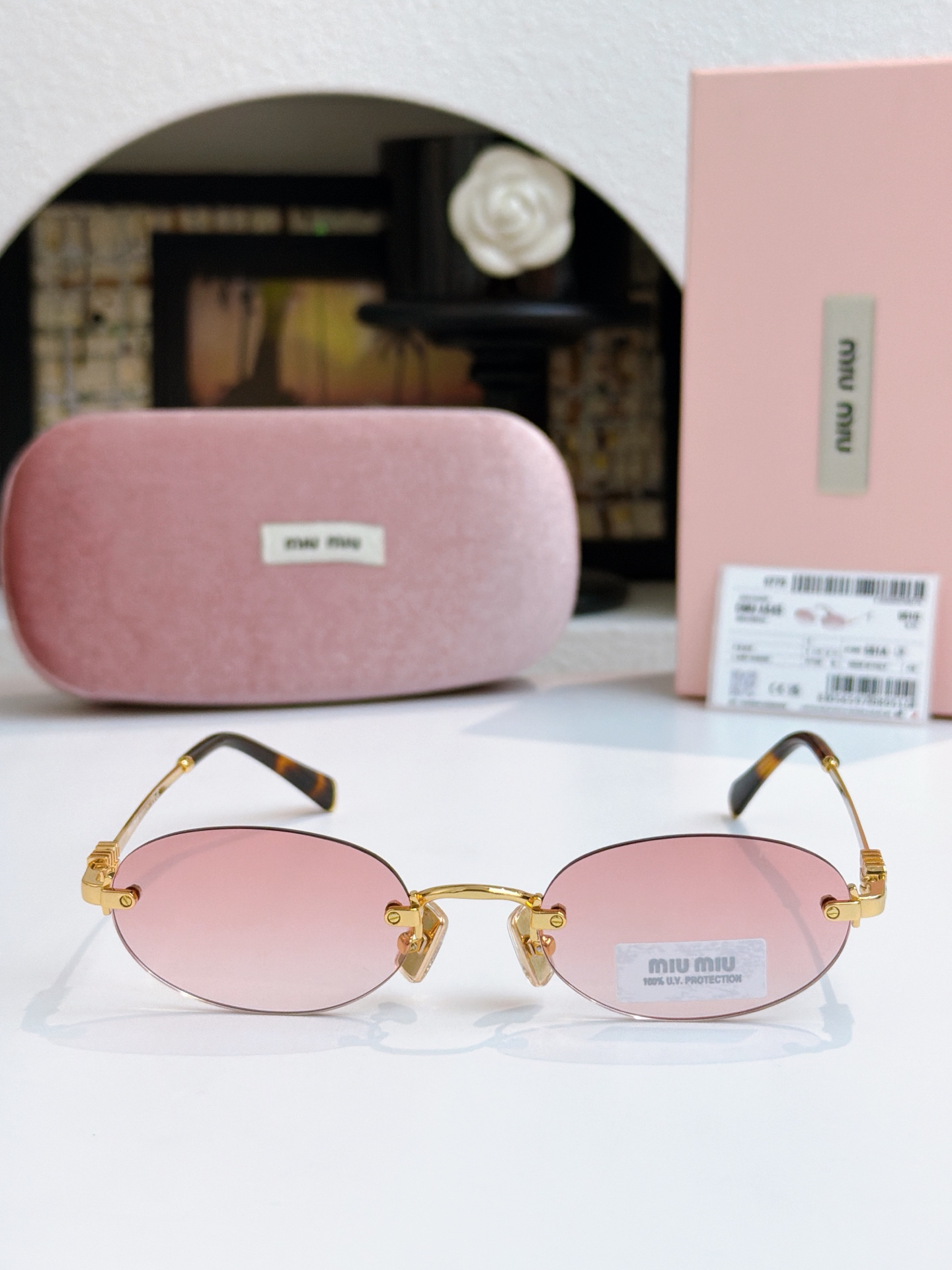 Miu Miu MIU MI EL:MUA54 Size 51-20-130 Sunglasses view 2
